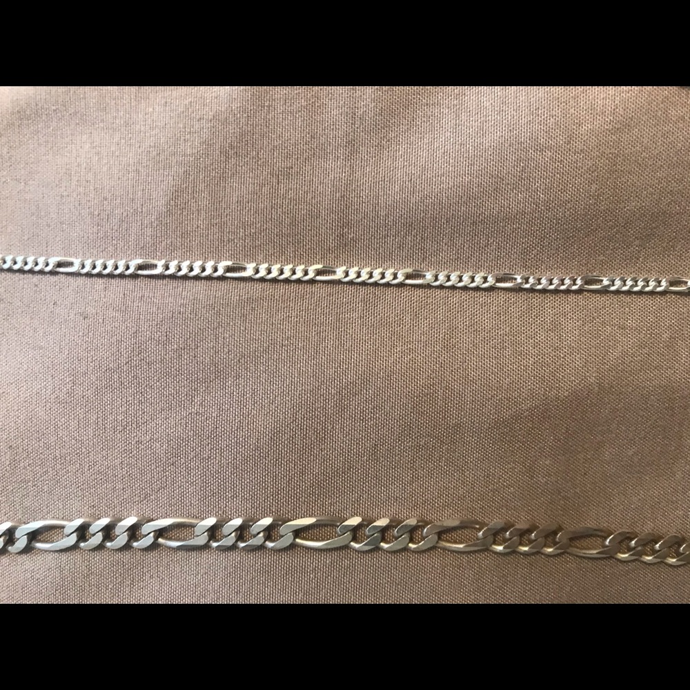 Figaro 4mm 24”” men’s chain/necklace.